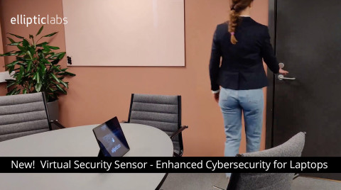 original Elliptic Labs launches a virtual smart sensor presence-detection solution for laptop security (Photo: Business Wire)