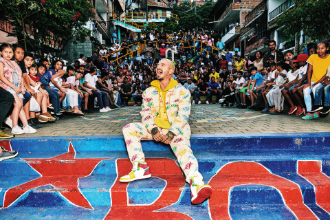 GUESS?, Inc. Announces the Return of Global Music Superstar J Balvin With Spring 2020 GUESS x J Balvin Colores Capsule Collection and Campaign (Photo: Business Wire)