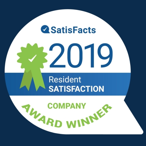 Corvias is a recipient of the 2019 National SatisFacts Resident Satisfaction Company Award for excellent resident service efforts and property management for military housing.