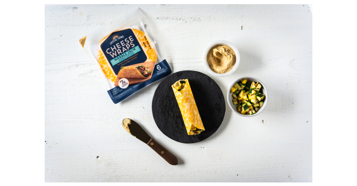 That’s a Wrap New Crystal Farms® Cheese Wraps Offer a Break from Bread