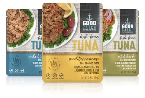 Bumble Bee Foods announces joint distribution venture with plant-based seafood brand Good Catch. Bumble Bee is the first and only major seafood company to partner with a plant-based seafood brand. (Photo: Business Wire)