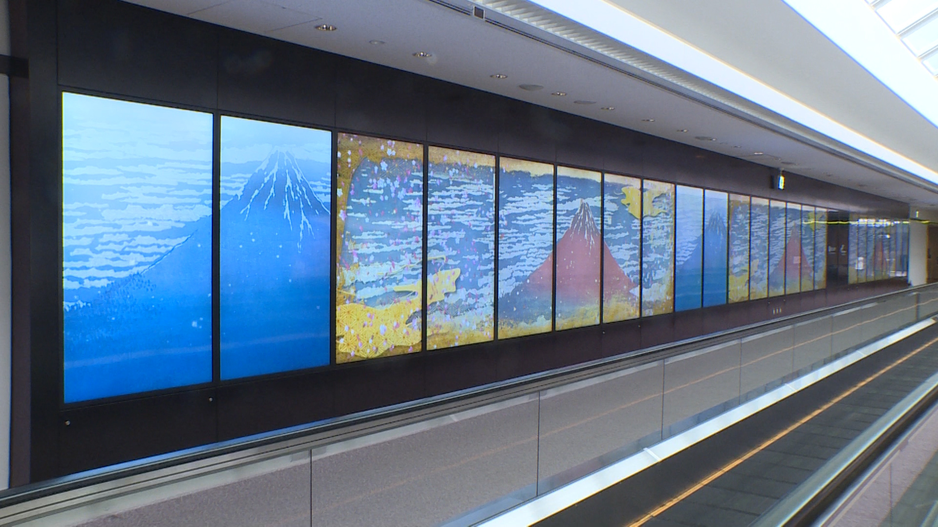 灵感源自葛饰北斋 富岳三十六景 的沉浸式艺术作品将从2月29日 周六 起在成田国际机场展出 Business Wire