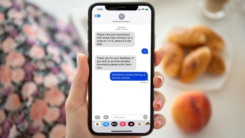 HomeCare Connect launches TextConnect, a free texting service, to make communication easier and more convenient for injured workers. (Photo: Business Wire)