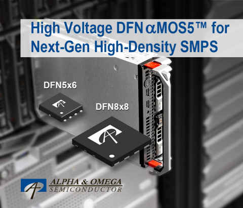 Super Junction MOSFETs in SMD-type DFN5x6 and DFN8x8 Packages (Graphic: Business Wire)