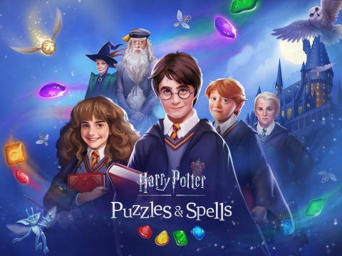 Zynga Announces Harry Potter: Puzzles & Spells, A Magical Match-3 Mobile Game (Graphic: Business Wire)