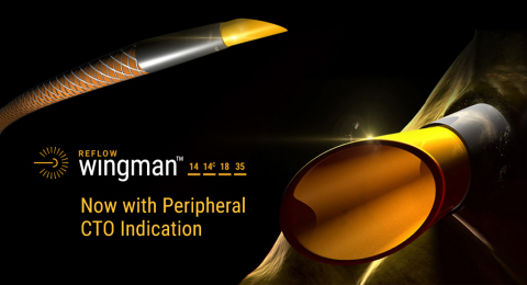 The Wingman Catheter demonstrated a 90% crossing rate when up to two previous guidewires could not cross these challenging lesions, meeting its primary safety and efficacy endpoints. (Graphic: Business Wire)
