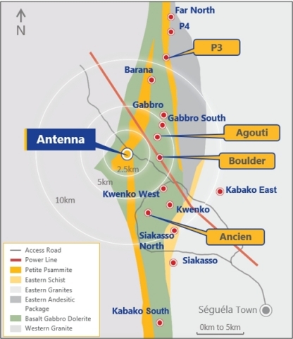 Figure 1: Seguela Location Plan (Graphic: Business Wire)