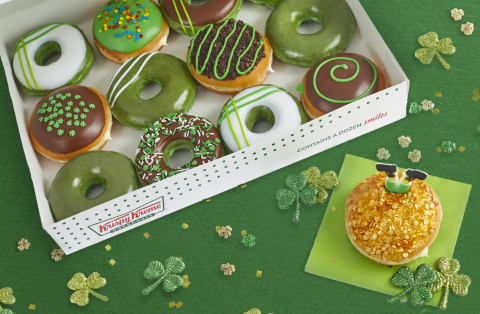Krispy Kreme has created a Leprechaun Trap Doughnut filled with Irish Kreme flavor to catch them March 14-17 (Photo: Business Wire)