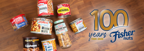 Fisher® Nuts Celebrates Its 100th Anniversary