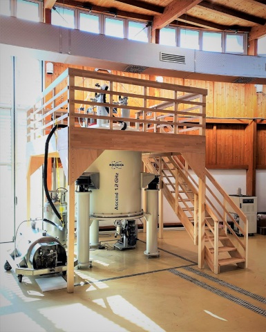 Bruker 1.2 GHz NMR Spectrometer at CERM at University of Florence, Italy (Photo: Business Wire)