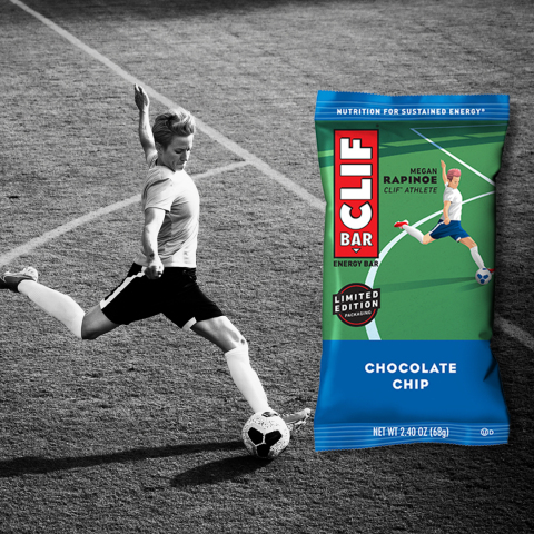 CLIF BAR Athlete Packaging featuring soccer player Megan Rapinoe (Photo: Business Wire)