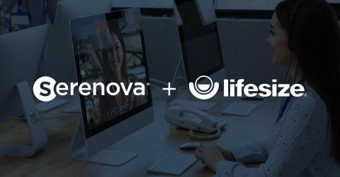 Lifesize and Serenova have merged, creating a contact center communications and workplace collaboration company. (Graphic: Business Wire)