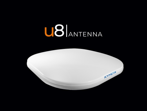 original Kymeta u8 antenna is the world's only commercially available flat panel electronically steered antenna. (Photo: Business Wire)