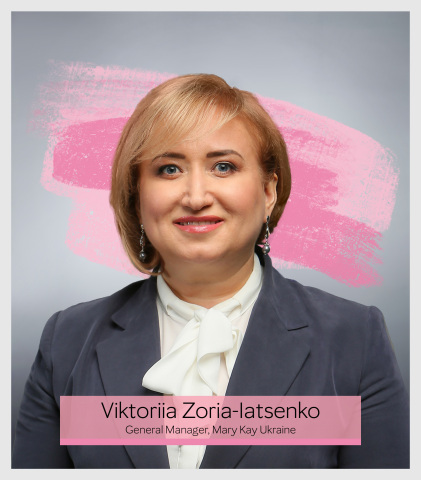 Viktoriia Zoria-Iatsenko – General Manager, Mary Kay Ukraine. Recipient of “Top 25 Business Women in Ukraine” award by Vlast Deneg magazine (Power of Money) (Photo: Mary Kay Inc.)