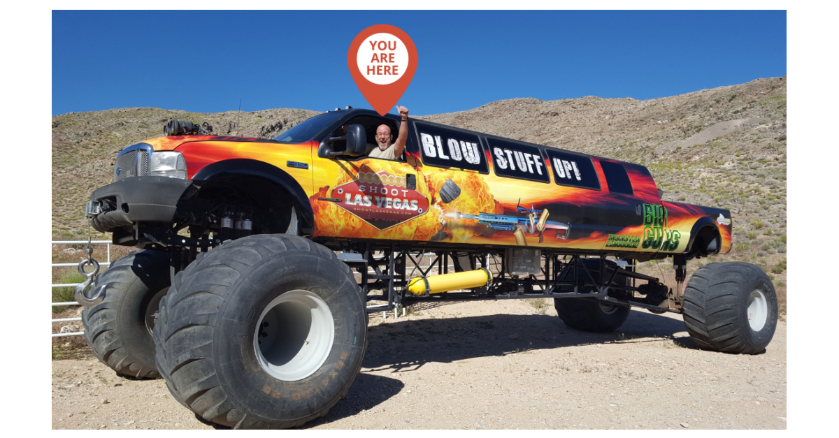 The World's Longest Monster Truck Throttles Onto The Trade Show