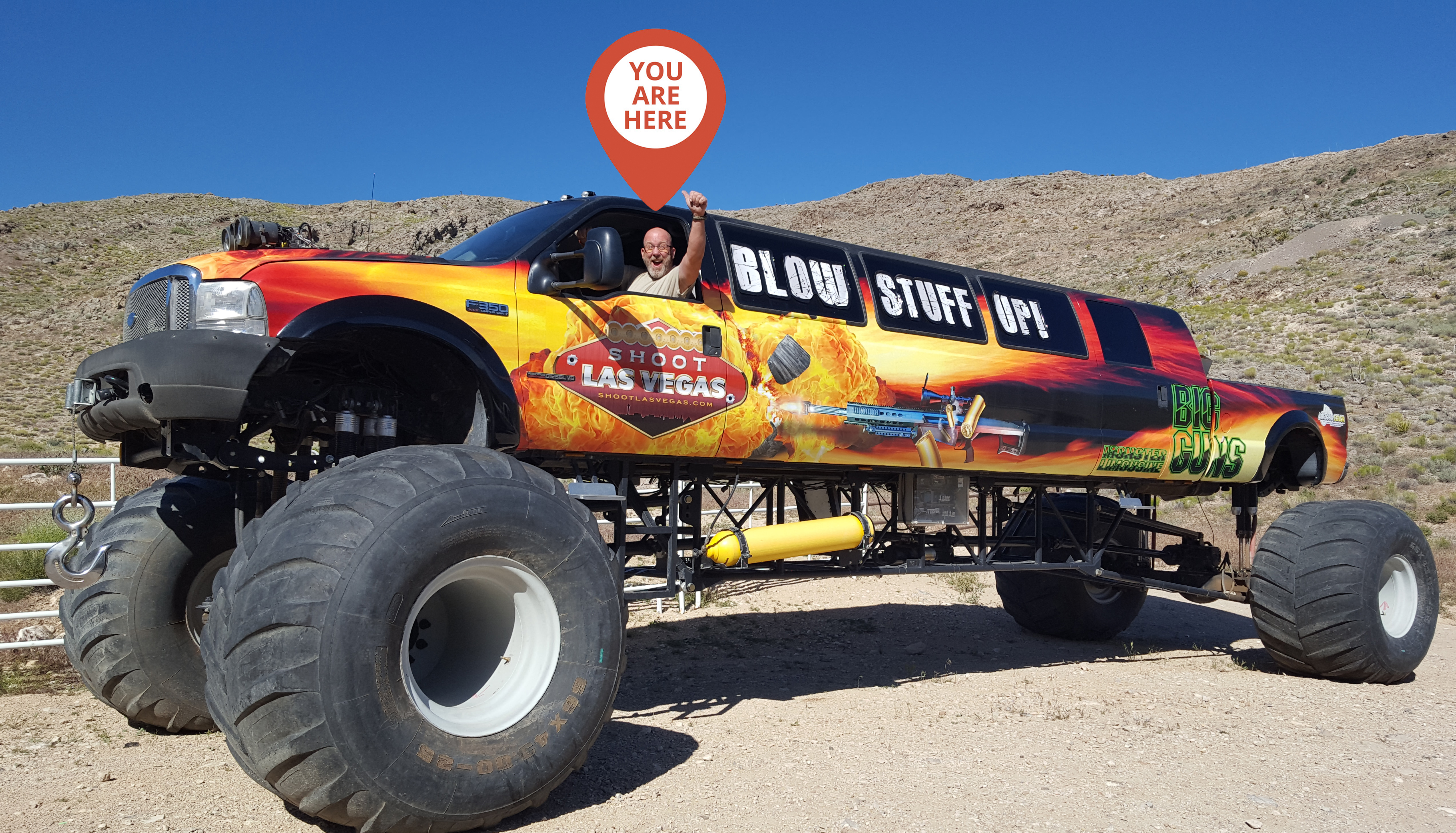 The World's Longest Monster Truck Throttles Onto The Trade Show Floor