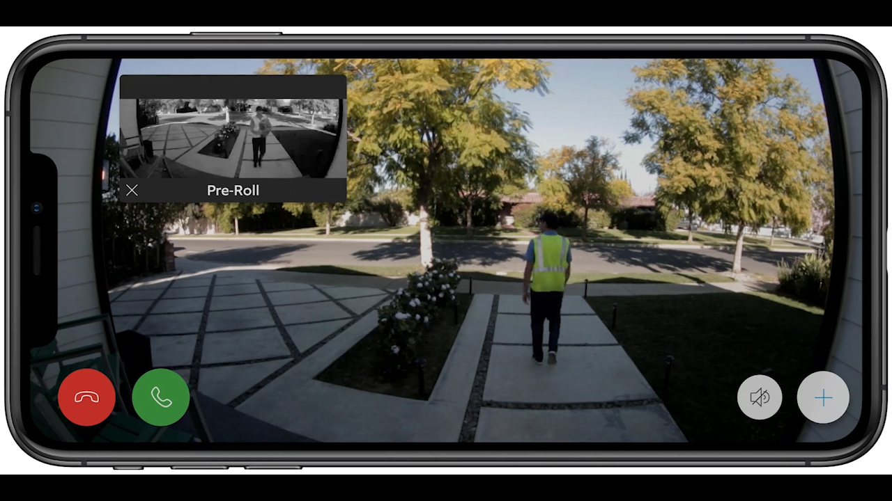 Pre-Roll, available exclusively on the all-new Ring Video Doorbell 3 Plus, captures the four seconds before motion is detected to help users see what triggered a motion alert.