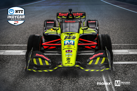 Mouser Electronics is proud to once again sponsor the Dale Coyne Racing with Vasser-Sullivan race team throughout the entire 2020 NTT IndyCar Series with valued supplier Molex. (Photo: Business Wire)