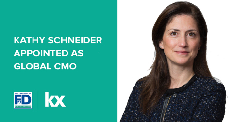 original Kathy Schneider, Chief Marketing Officer, First Derivatives Plc (Photo: Business Wire)