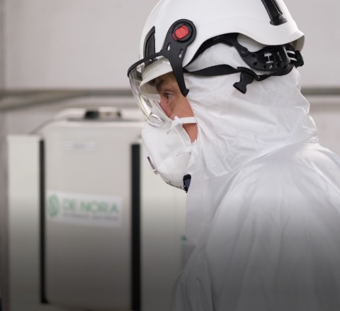 original De Nora supporting the fight against COVID-19 (Photo: Business Wire)