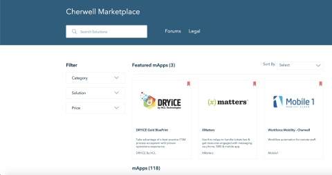 New one-stop-shop provides quick access to enterprise services built on Cherwell Core (Graphic: Business Wire)