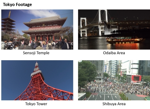 thumbnail Scenes from "Tokyo Footage" (Graphic: Business Wire)