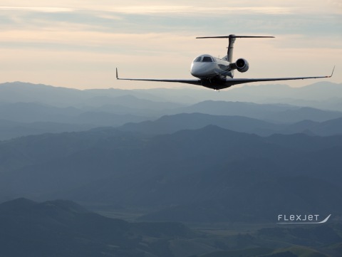 Aircraft like the Embraer Phenom 300 super light jet (pictured), will transport Flexjet pilots to and from their flight assignment locations. The private flight provider is suspending reliance on commercial airlines for transporting their pilots to limit exposure to groups during the ongoing coronavirus pandemic. (Photo: Business Wire)