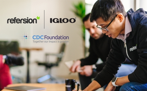 Refersion is furthering Igloo's commitment to donate to the CDC Foundation's Coronavirus Response Fund. (Photo: Business Wire)