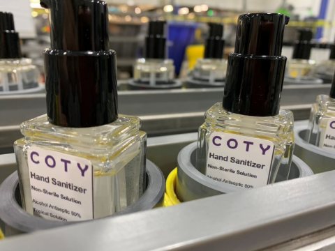 Coty Starts Producing Hydro-Alcoholic Hand Sanitizer to Help Combat COVID-19 Virus (Photo: Business Wire)