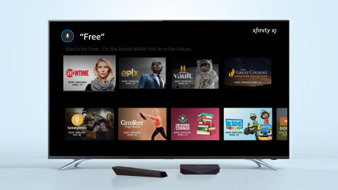 Comcast announces rolling free previews of the on demand catalogs from premium networks and subscription video on demand (SVOD) services for its Xfinity X1 and Flex customers. (Photo: Business Wire)