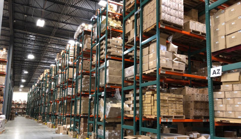 A Post Earthquake Picture of the American Crafts’ Warehouse Located Just Miles Away from the Earthquake Epicenter. It Utilizes the Stronger, Safer, Smarter and More Cost-Effective TubeRack System. (Photo: Business Wire)