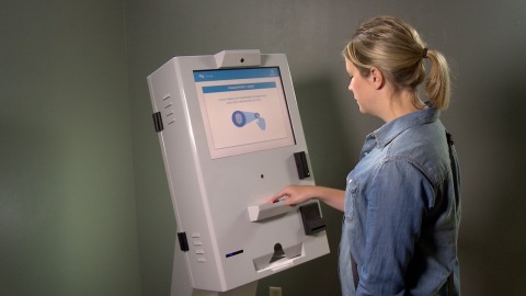 The AB Kiosk from Precision Kiosk Technologies can keep tabs on thousands of jail inmates who are being released to mitigate coronavirus transmission. (Photo: Precision Kiosk Technologies)