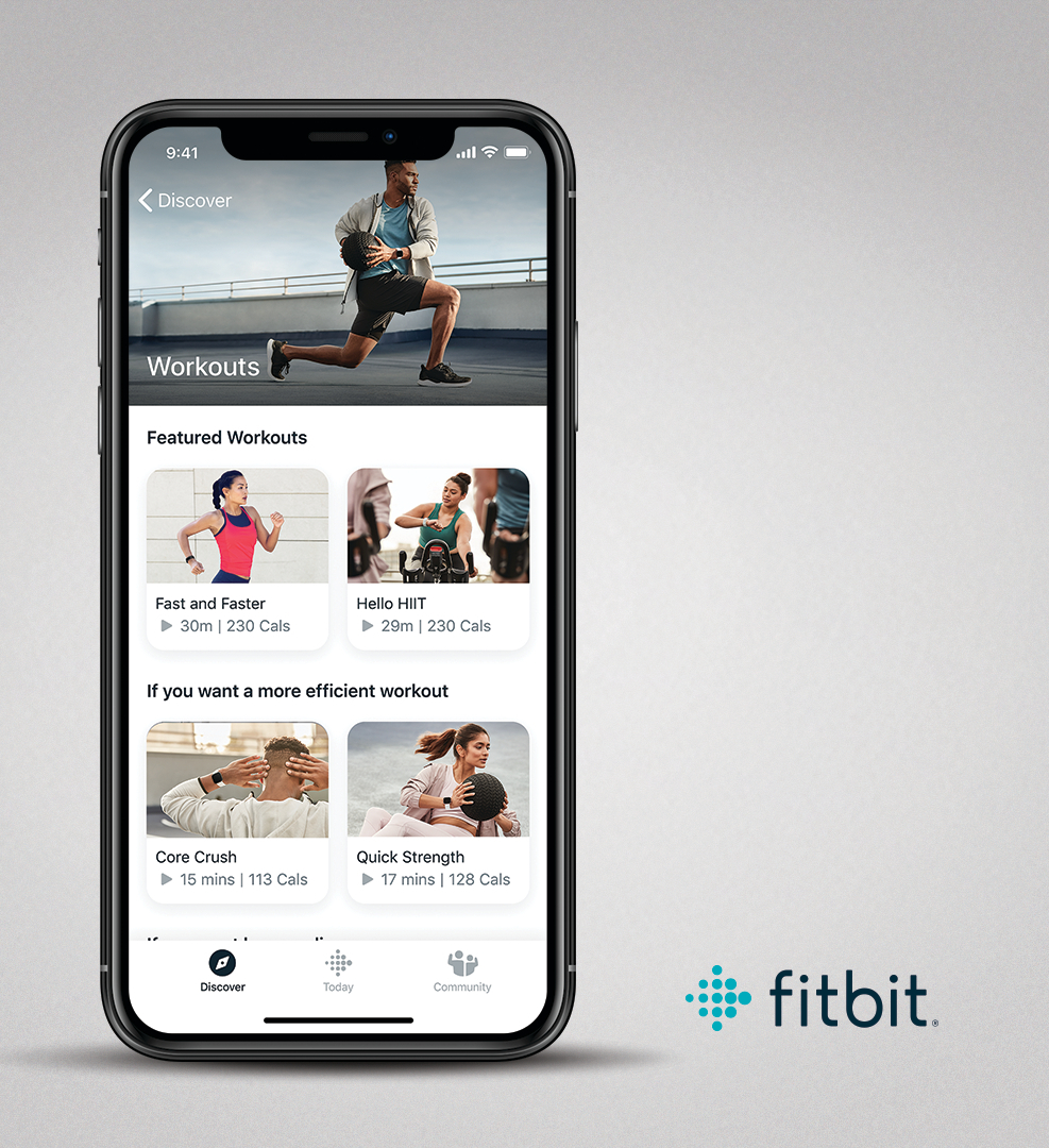 fitbit premium workouts