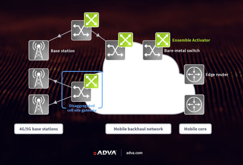 Der Ensemble Activator von ADVA verwandelt Bare-Metal-Switches in leistungsstarke Layer 3-Netzelemente (Graphic: Business Wire)
