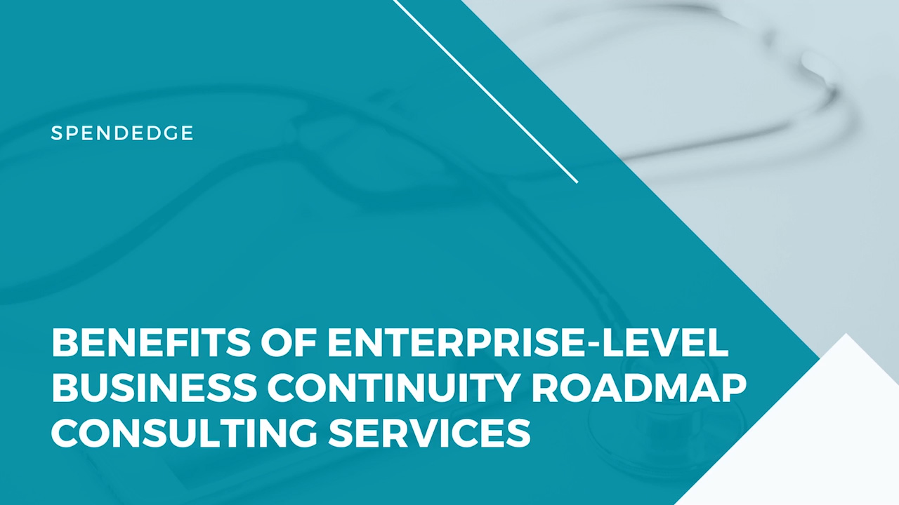 Benefits of Enterprise-level Business Continuity Roadmap Consulting Services.