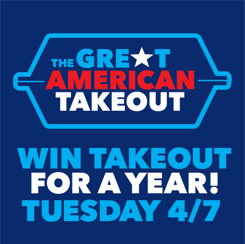 The Great American Takeout, now in its third weekly installment, aims to aid the struggling restaurant community by encouraging Americans to support the restaurants they love by ordering pick-up or delivery meals. (Graphic: Business Wire)