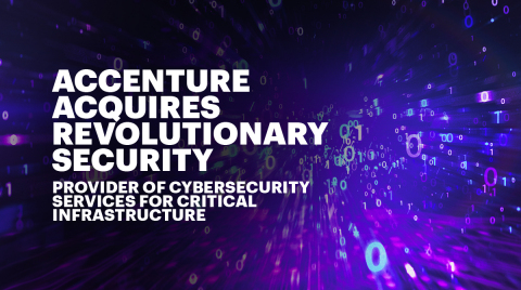 Accenture Acquired Revolutionary Security (Graphic: Business Wire)