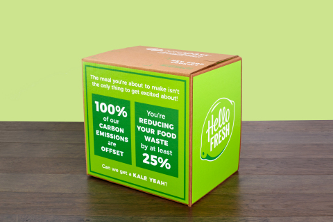 HelloFresh Announces Plans to Offset 100 Percent of Its Carbon Emissions (Photo: Business Wire)