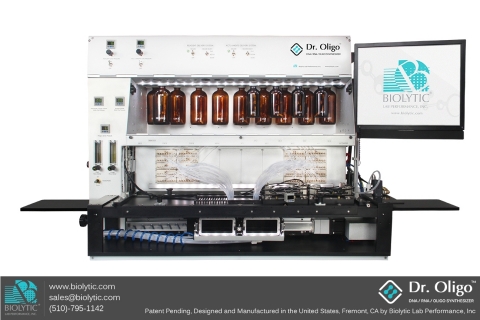original Biolytic Introduces the Dr. Oligo 768XLc DNA RNA Synthesizer - Synthesizing 768 Oligos Just Got Faster (Photo: Business Wire)
