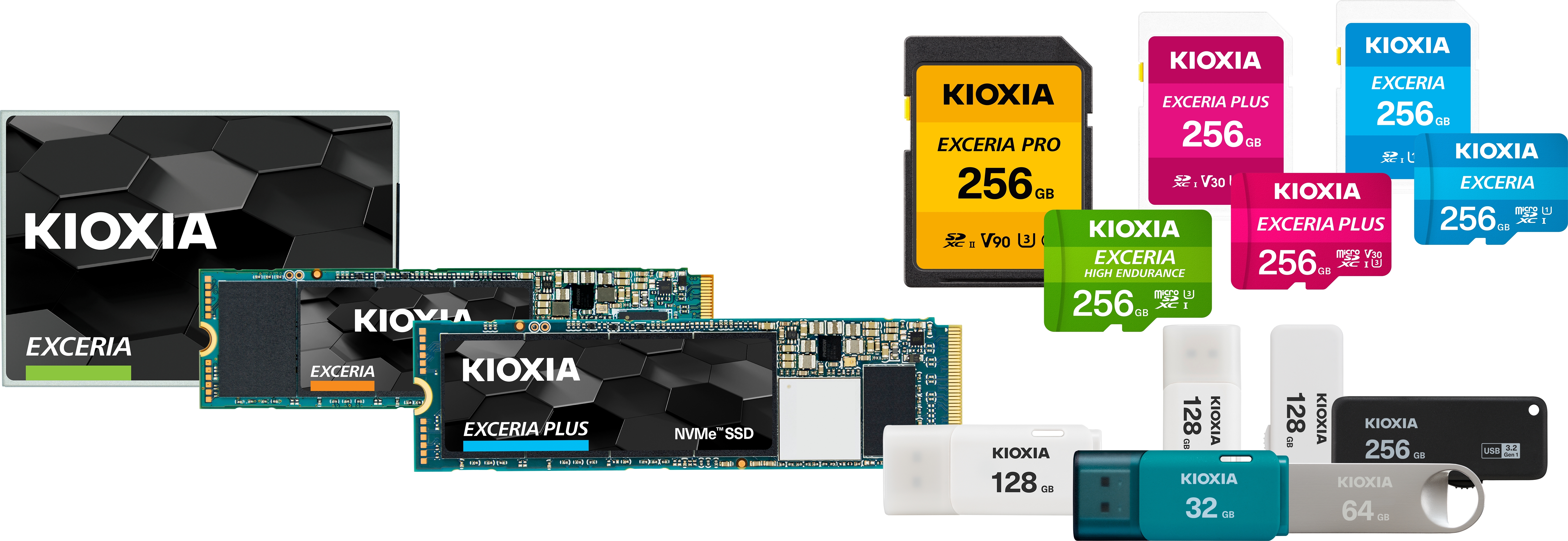 Kioxia Corporation Announces Launch of New Brand Consumer Product Portfolio  (microSD/SD Memory Cards, USB Memory and SSDs)