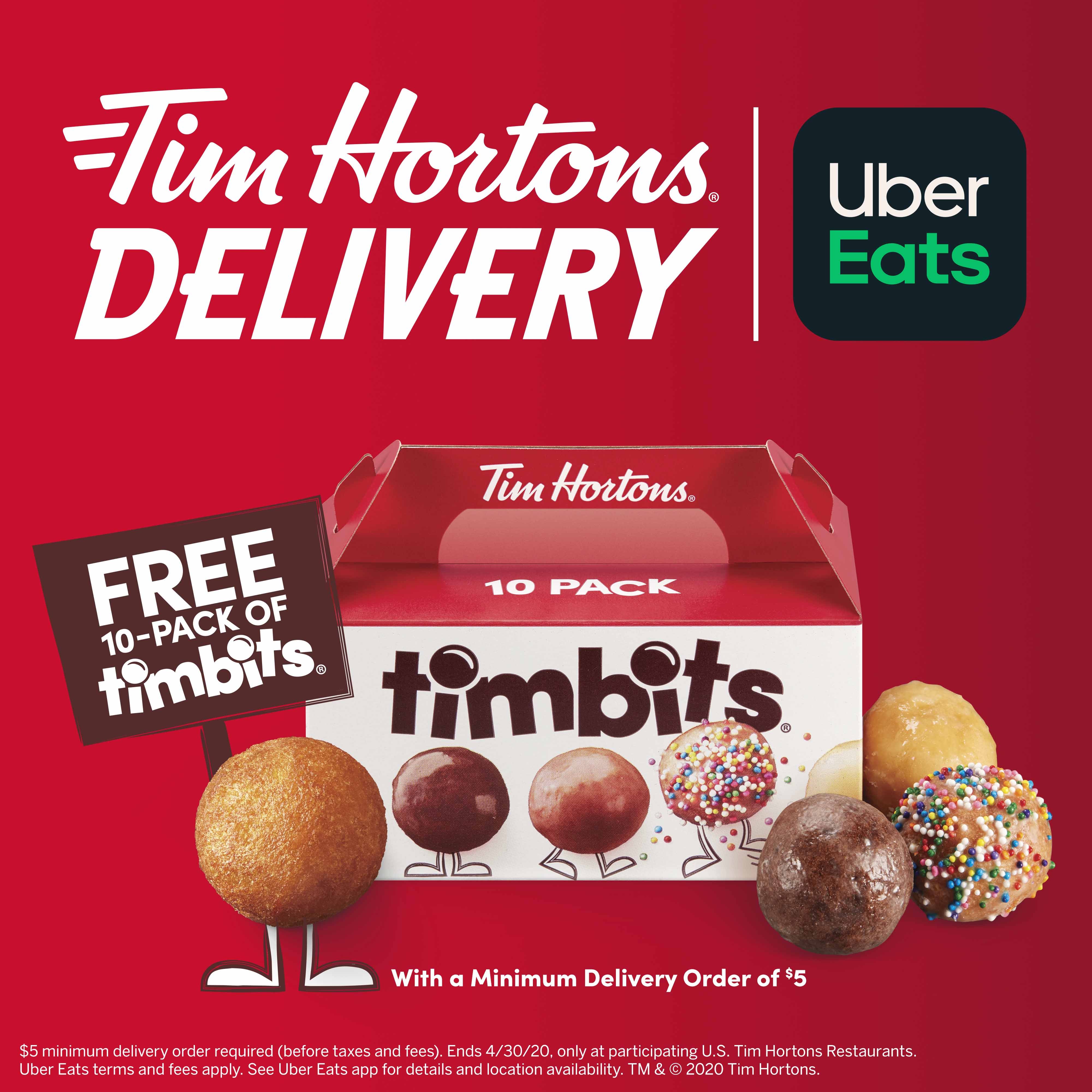 Tim Hortons Delivery Menu, Order Online