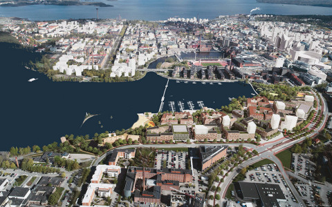 City of Tampere: The Viinikanlahti International Urban Ideas Competition in Tampere Has Ended. Photo by: Architecturestudio NOAN