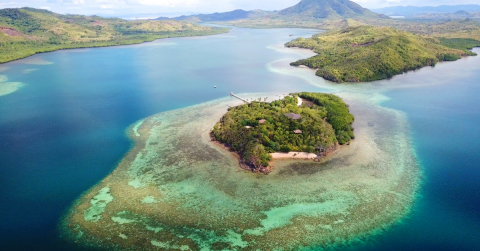 Accenture, Intel and Sulubaaï Environmental Foundation use artificial intelligence to rebuild the coral reef surrounding the Pangatalan Island in the Philippines. (Photo: Business Wire)