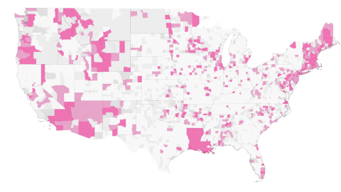 Cotiviti's COVID-19 Outbreak Tracker helps forecast which states and counties may be impacted by the pandemic in the immediate future. (Photo: Business Wire)