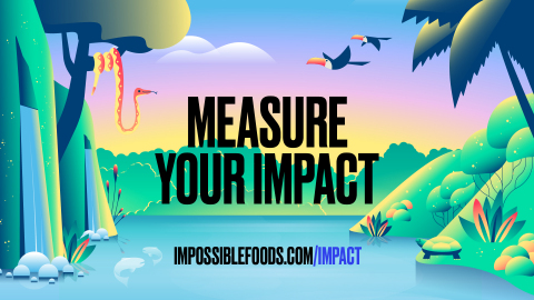 Impossible Foods Impact Calculator (Graphic: Business Wire)