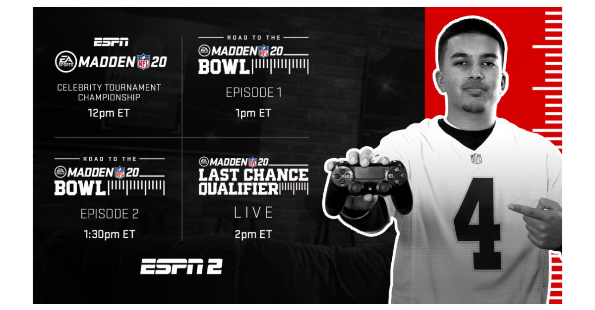 Madden NFL 2020' Celebrity Tournament: Bracket & entry list for