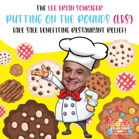 Lee Brian Schrager’s Putting on the Pounds (LBS) Bake Sale at his home on Sunday, April 26 benefits the SOBEWFF® & FIU Chaplin School Hospitality Industry Relief Fund. (Photo: Business Wire)