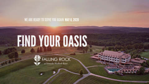 Falling Rock at Nemacolin is reopening on May 8 for a limited number of guests. For more information, visit us at www.nemacolin.com. (Photo: Business Wire)