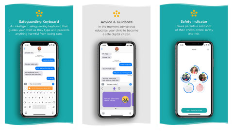 SafeToNet is pioneering technology that educates children “in-the-moment” as they use their device. It is a safeguarding assistant that helps them become responsible and safe digital citizens. (Graphic: Business Wire)