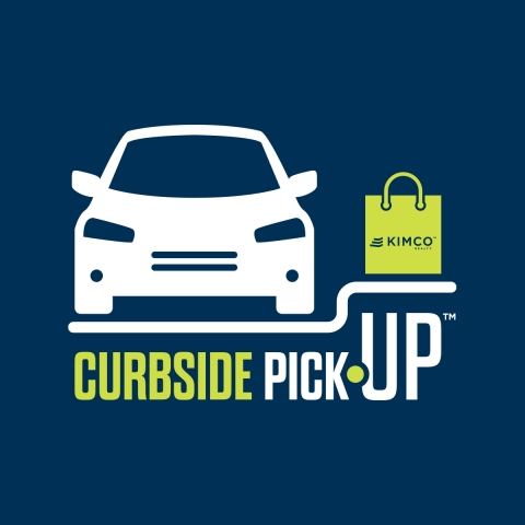 Kimco is designating curbside pickup parking spots at its centers for use by all tenants and their customers. (Graphic: Business Wire)